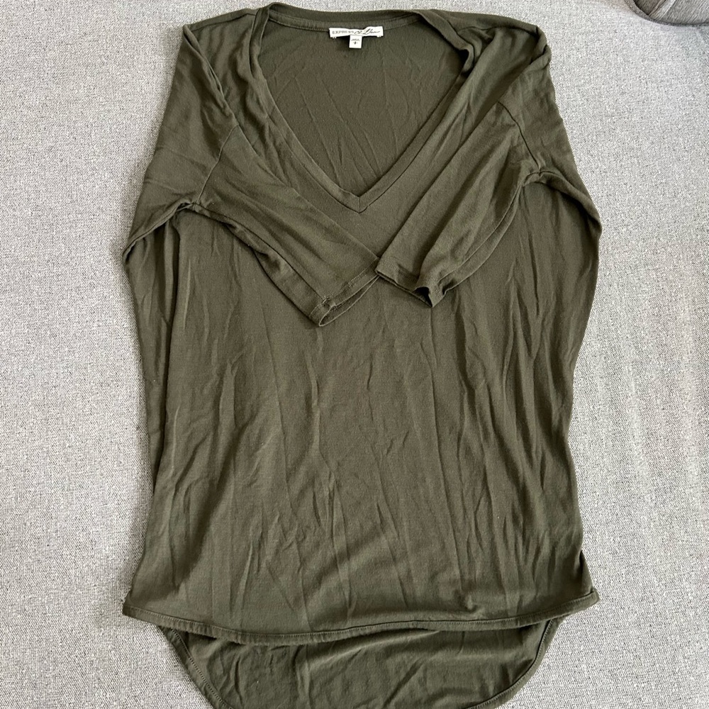 Express Green Top